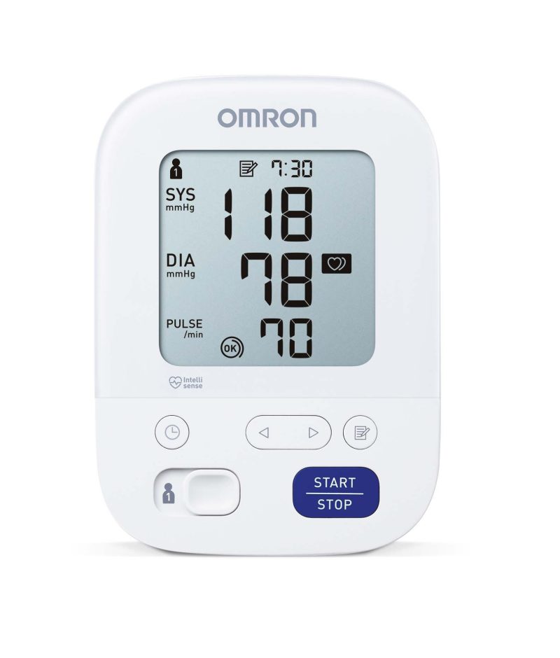  Omron RS4 Wrist Blood Pressure Monitor with Intelligence  Technology, Cuff Wrapping Guide and Irregular Heartbeat Detection for Most  Accurate Measurement : Health & Household